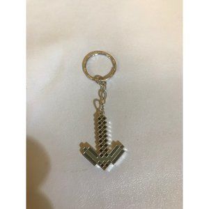 Minecraft pickaxe keychain